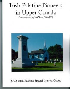 Irish Palatine Pioneers in Upper Canada