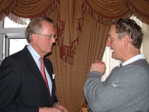 German Ambasador to Ireland, Busso von Alvensleben talks with Gary Switzer
